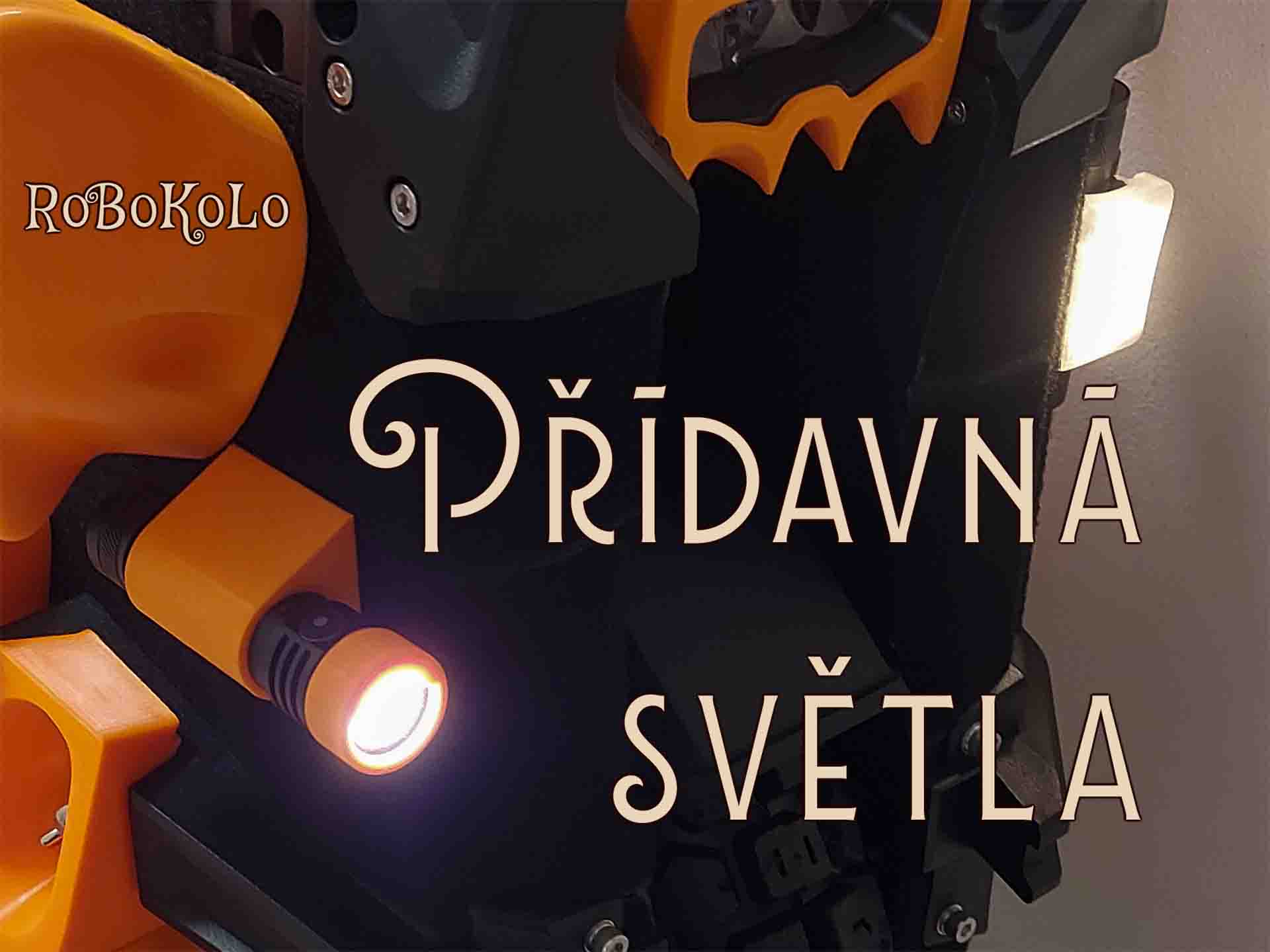 Přídavná světla na jednokolku