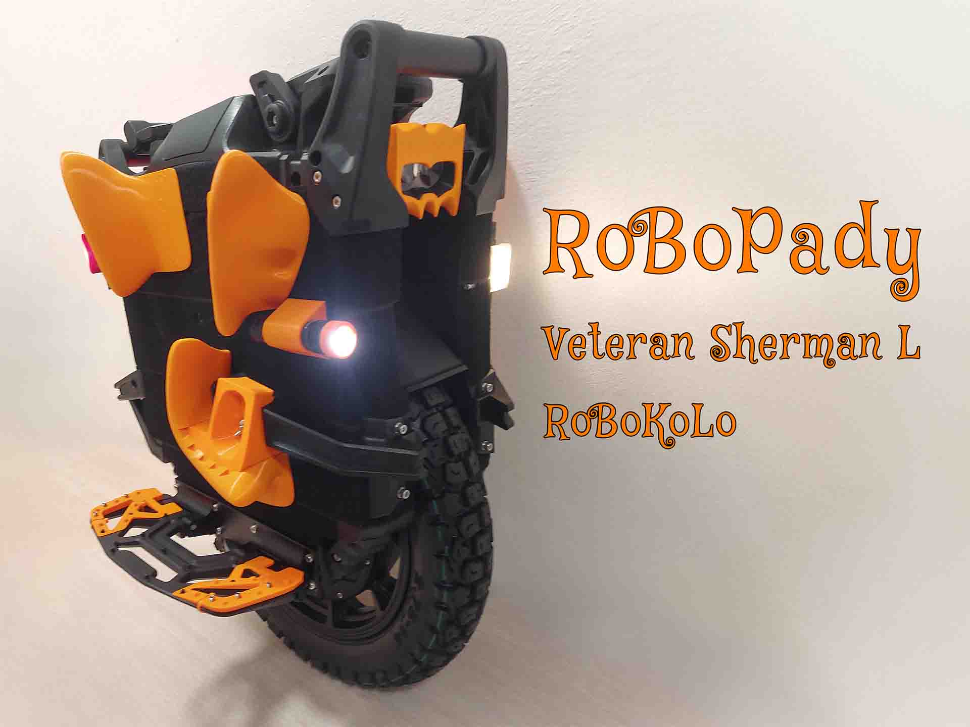 RoBoPady Veteran na elektrické jednokolce Veteran Sherman L